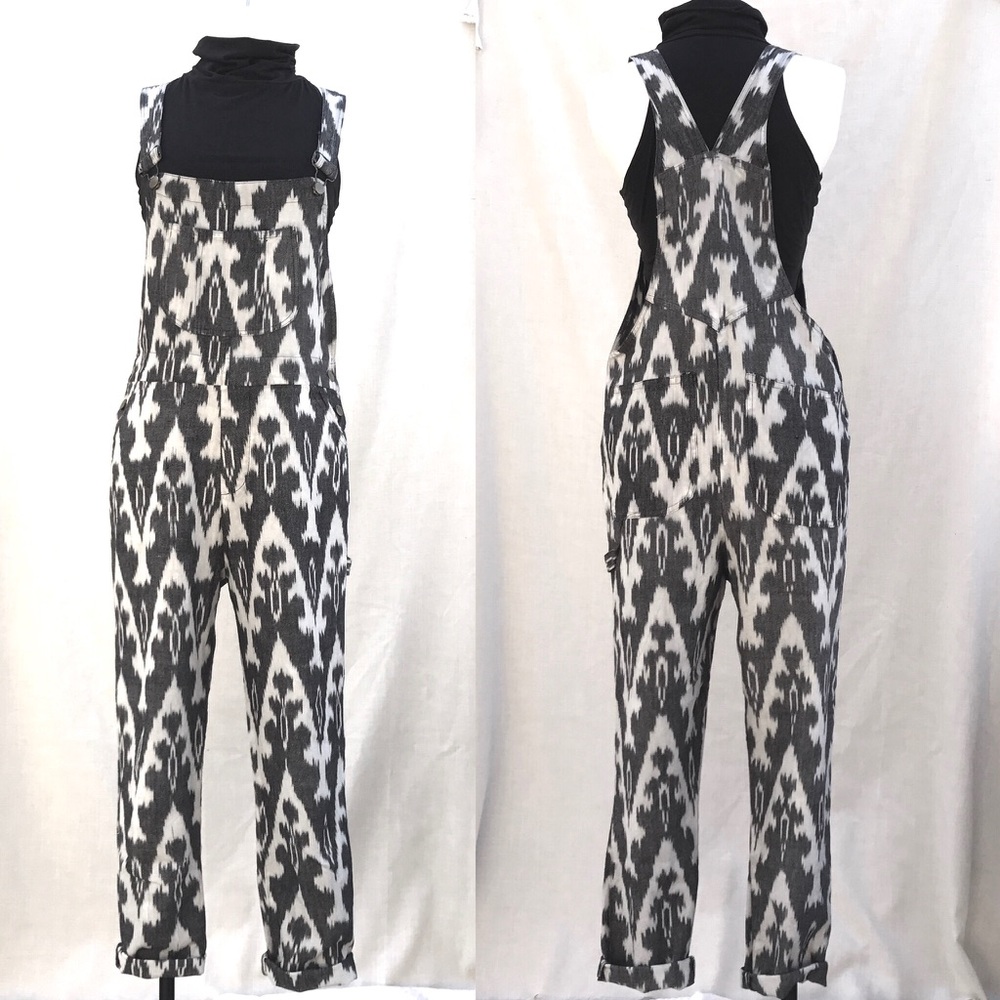 Staci Woo Guatemalan Ikat textile overalls - Picture 4 of 8